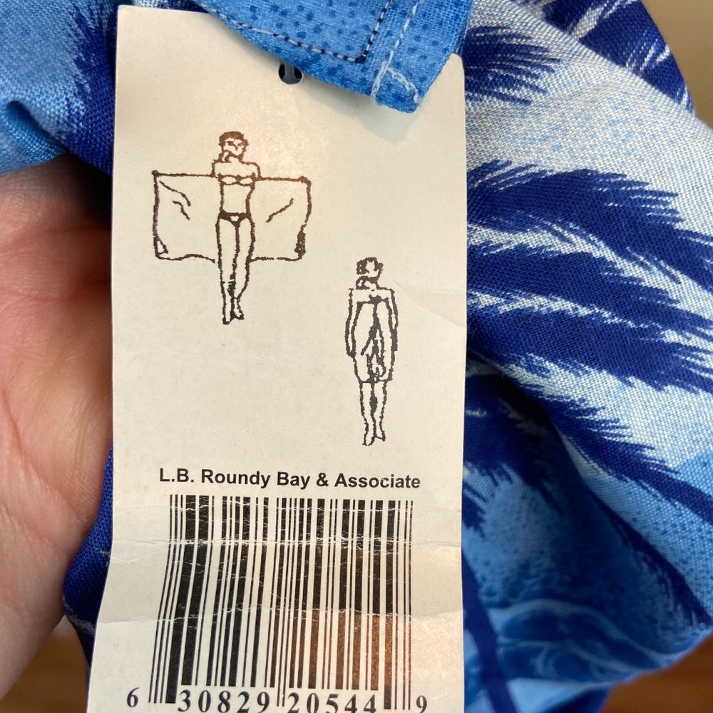 NWT Roundy Bay Wrap/Cover Up/Sarong OS Palms - Picture 3 of 4